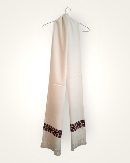 Kullu Patti Wool Muffler – Luxuriously Handcrafted with Authentic Traditional Himachali Designs, Offering Ultimate Warmth, Comfort, and Timeless Elegance for the Modern Wardrobe by Himalyan Threads